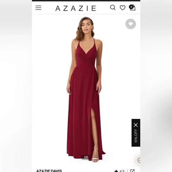Azazie | Dresses | Azazie Burgundy Bridesmaids Dress